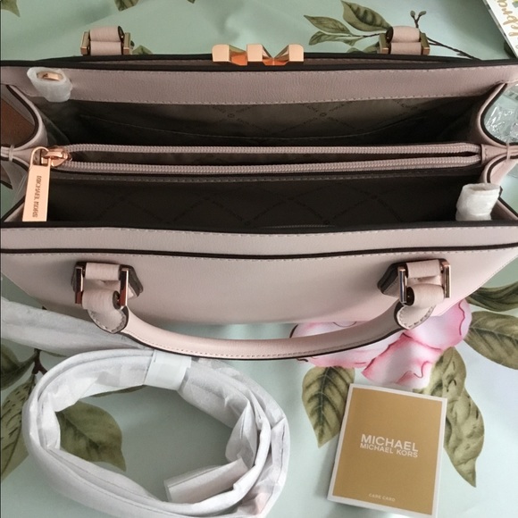 Michael Kors Satchel With Rose Gold Hardware! New! - Picture 2 of 6